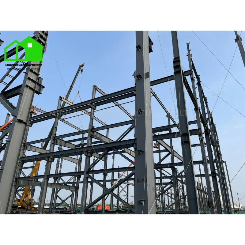 Low price and durable Modular metal frame warehouse workshop workshop steel shed construction