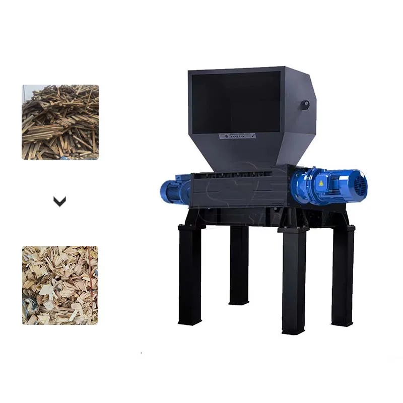 Gator Double Shaft Cardboard Recycling Crinkle Paper Carton Box Cardboard Shredder Machine