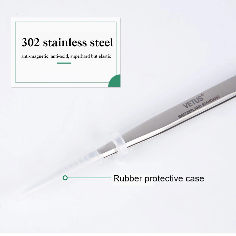 Yelix High Precisely Personalized Stainless Steel Eyelash ODM OEM Tweezers Manufacturer SS-JP
