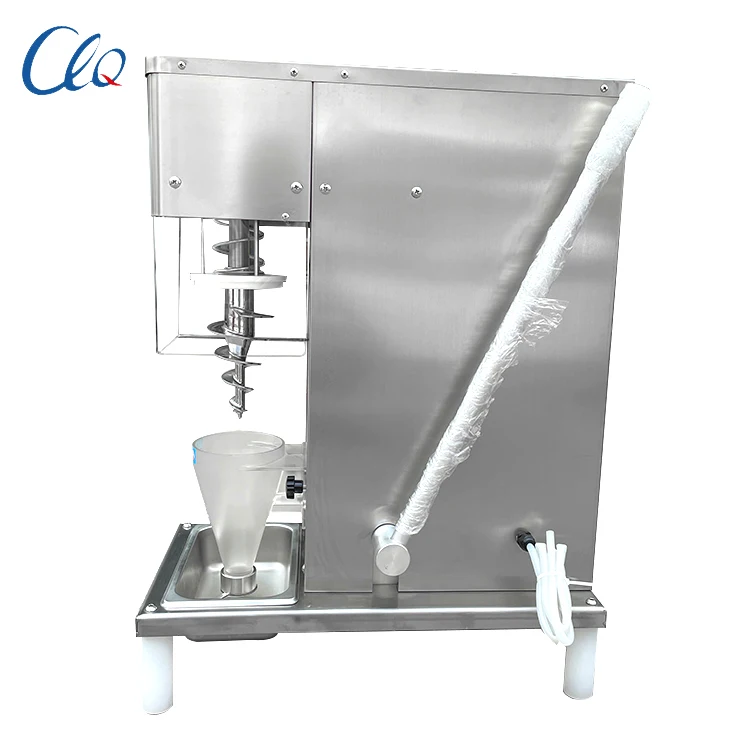Wholesale Manufacturing Plant Commercial Swirl Fruits Blender Ice Cream Mixing Machine