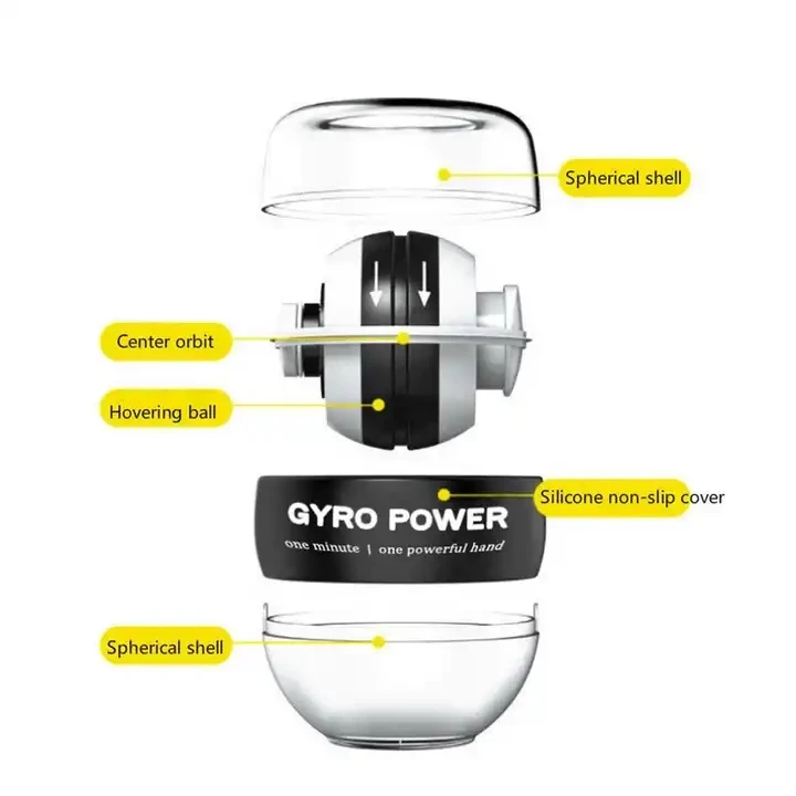 Wholesale Wrist Exerciser Trainer Fitness Equipments Led Gyro Strengthened Power Wrist Ball wrist power gyro ball