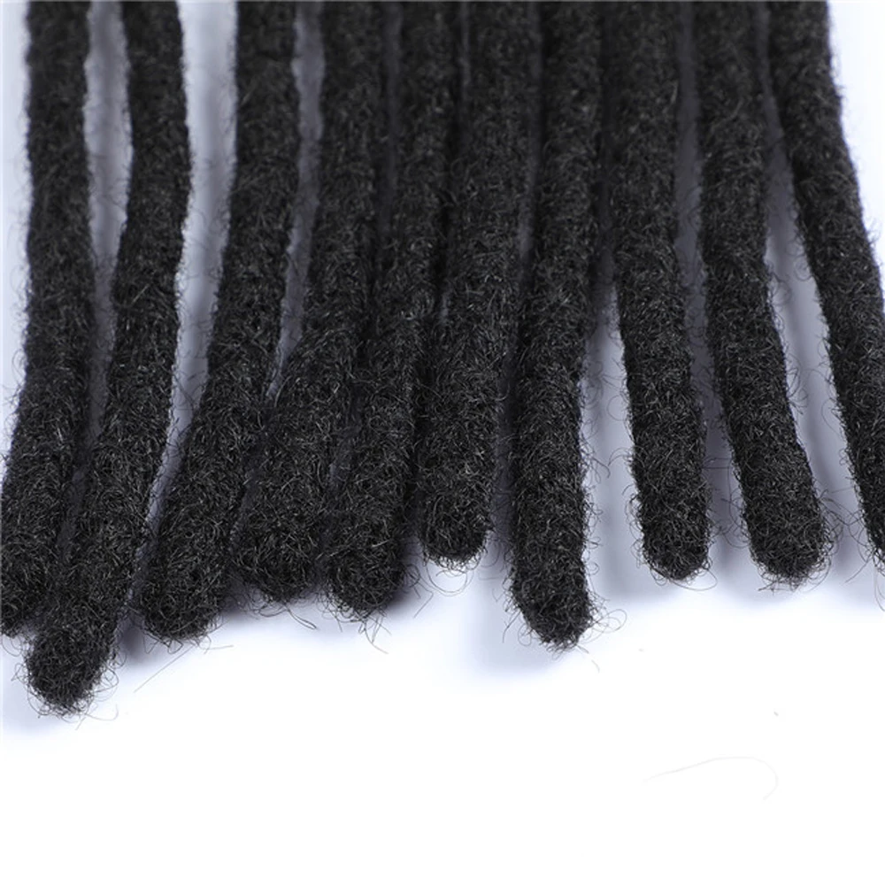 ML Wholesale real hair dreadlocks 0.6cm hand hook human hair dreadlocks wig extension tool