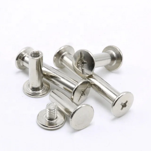 countersunk head sex bolt binding post rivet stainless steel male and female screw chicago screws for leather
