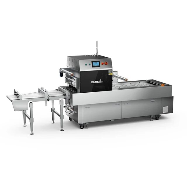 VS-650 DAJIANG Automatic Fruit Meat Rice Food Skin Packing Sealer Machines Thermo Forming Vacuum Packaging Machine 3 Months Wood