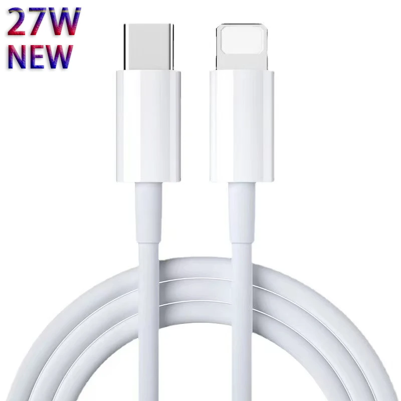 1 м PD 27 Вт 60 usb c кабель для быстрой зарядки данных iPhone 14 pro max Apple зарядное устройство Lightning usb-c