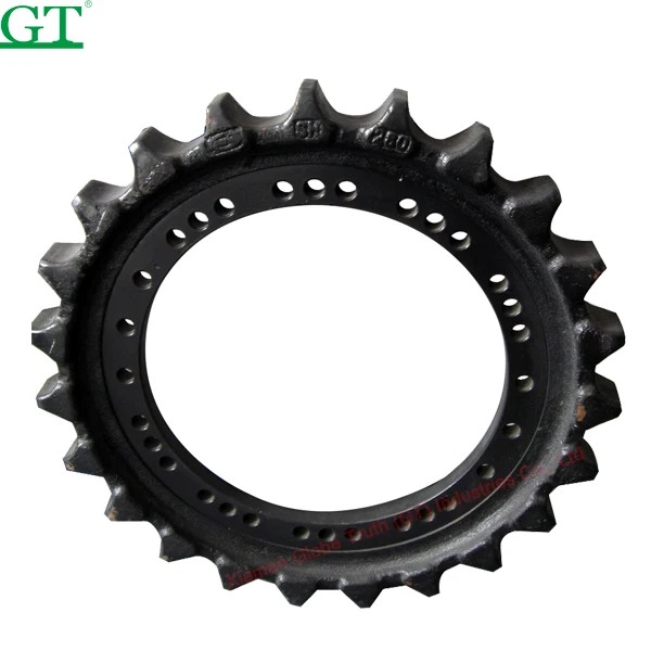 Roller Chain Sprocket Wheel  Dx200 Dx225 Dh220-9 Dx250 Dx260 D6H D31 SK350LC E320 PC300 Excavator Bulldozer Undercarriage Parts