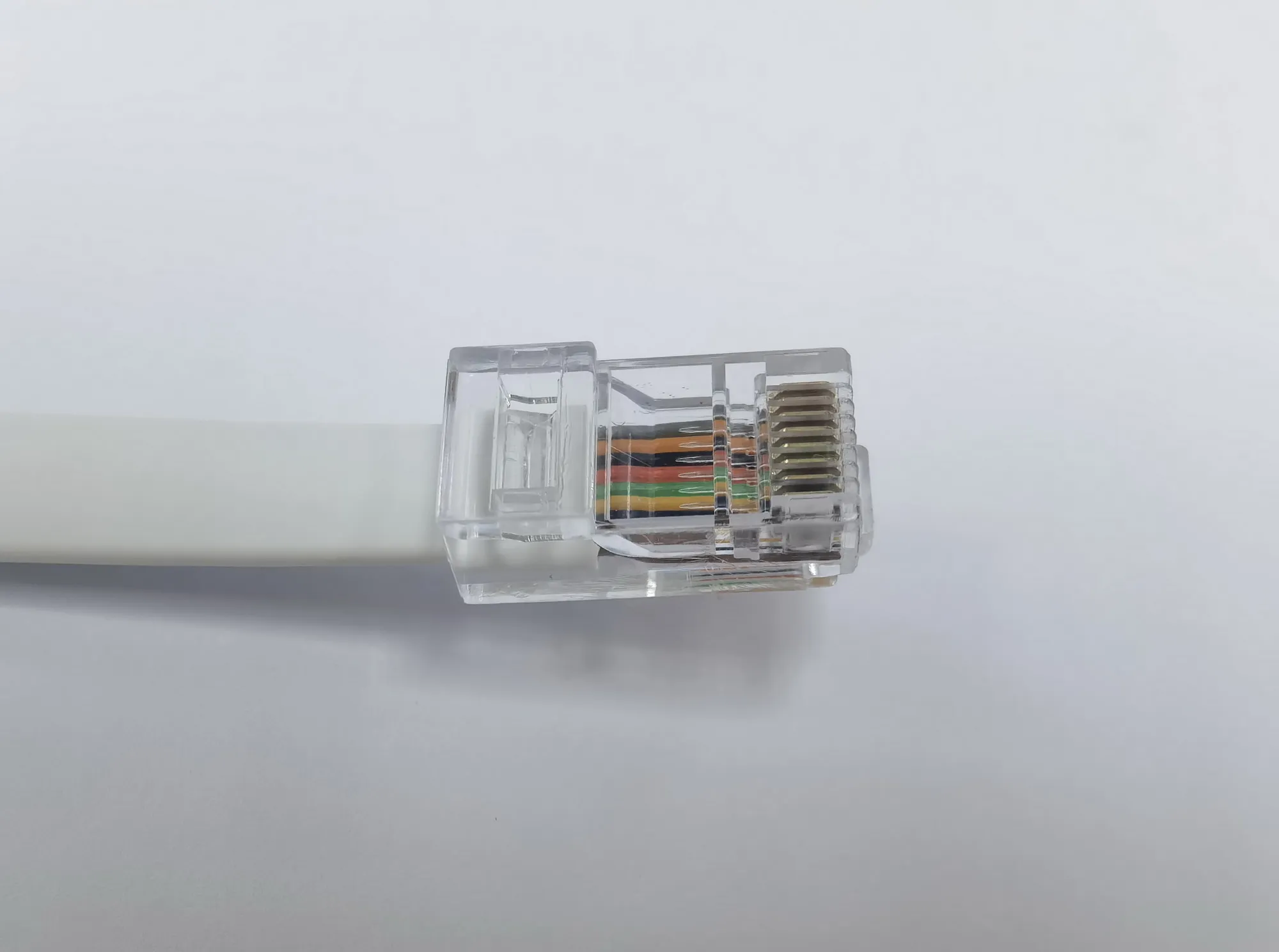 PSTN Adaptor UK socket to RJ45 plug with cables UK SPJ to RJ45 plug