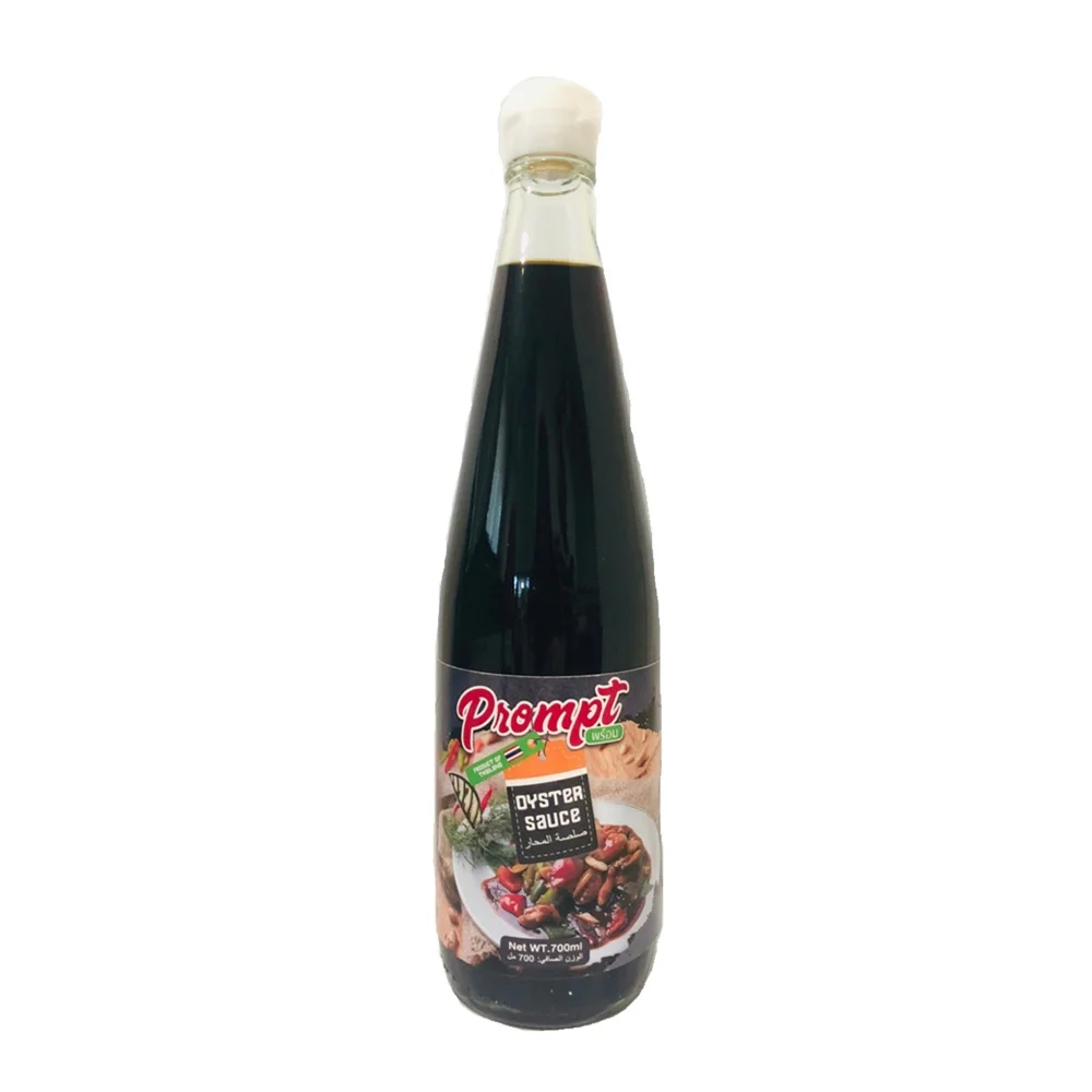 Thailand Hot Product Seasoning Oyster Sauce 700ml Seafood Condiment for Cooking PROMPT Brand Bottle