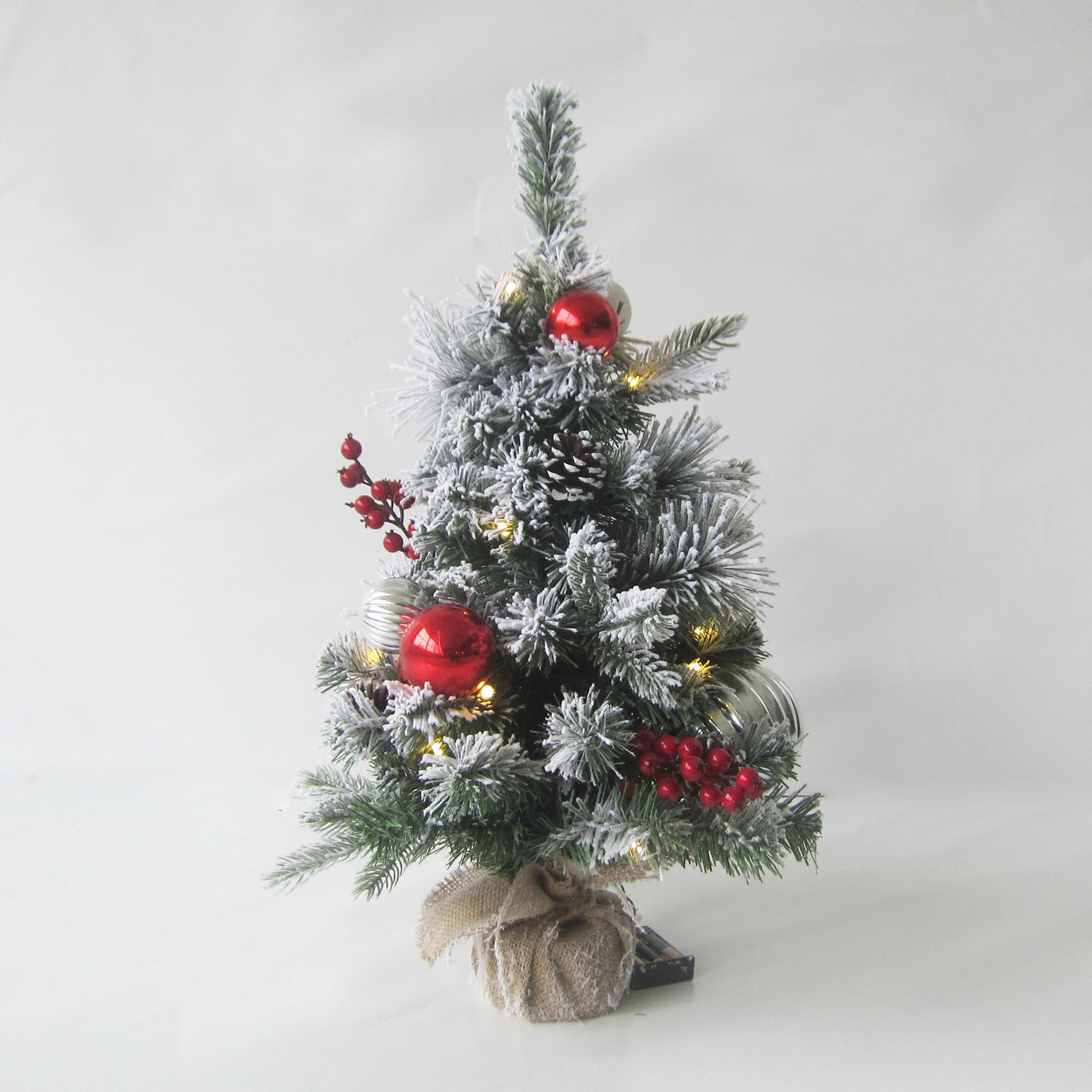 Best Manufacturer 60 cm mixed Leaf Christmas decoration tree garland and wreath for front door with light