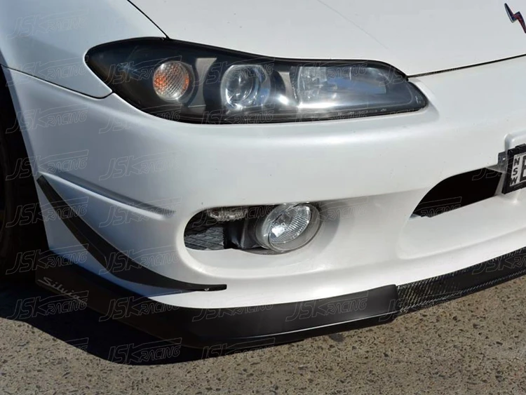 JSK STYLE CARBON FIBER CANARDS (2 PCS) FOR 1999-2002 NISSAN SILVIA S15