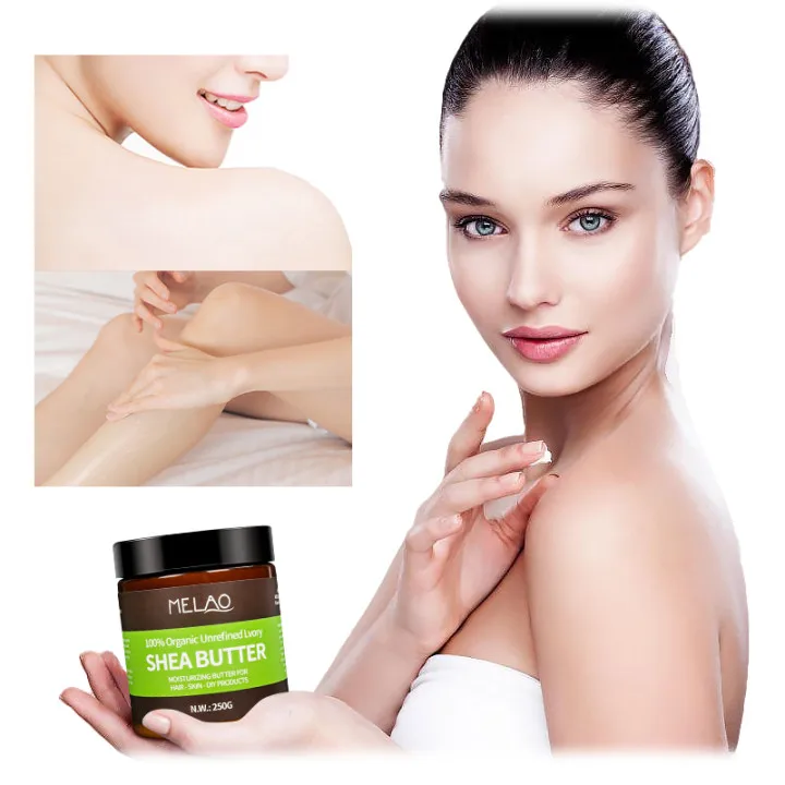 Wholesale melao Female Daily Moisturizing Cream Whitening Shea Butter Body Lotion Product