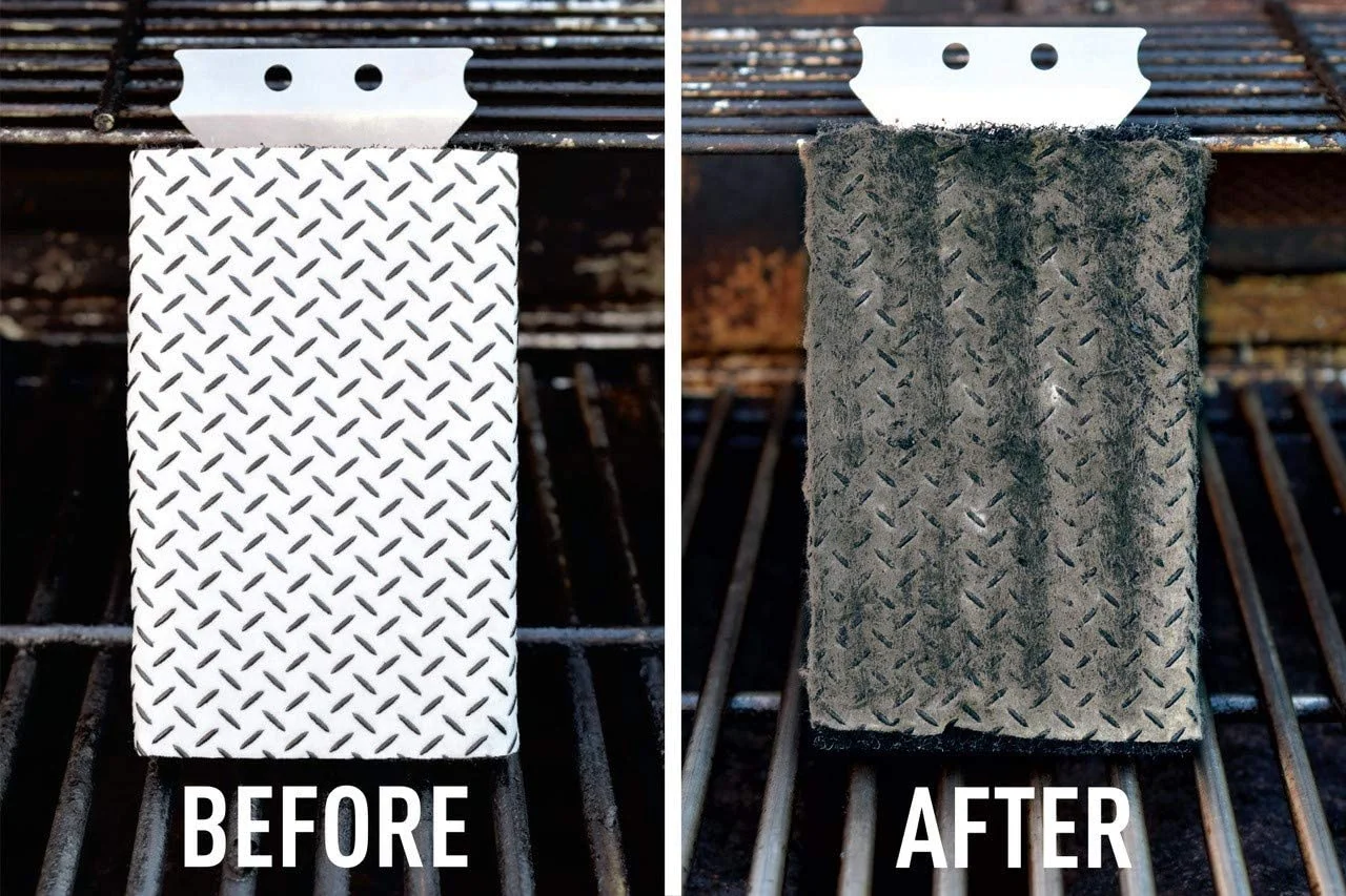 Extra Large Size 12x12 inch BBQ Grill Cleaner Cleaning Wipes to Remove Grease and Grime For Cookouts Large Parties