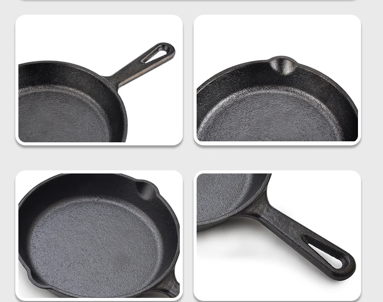Cheap Commercial cast-iron skillet/mini cast iron skillet