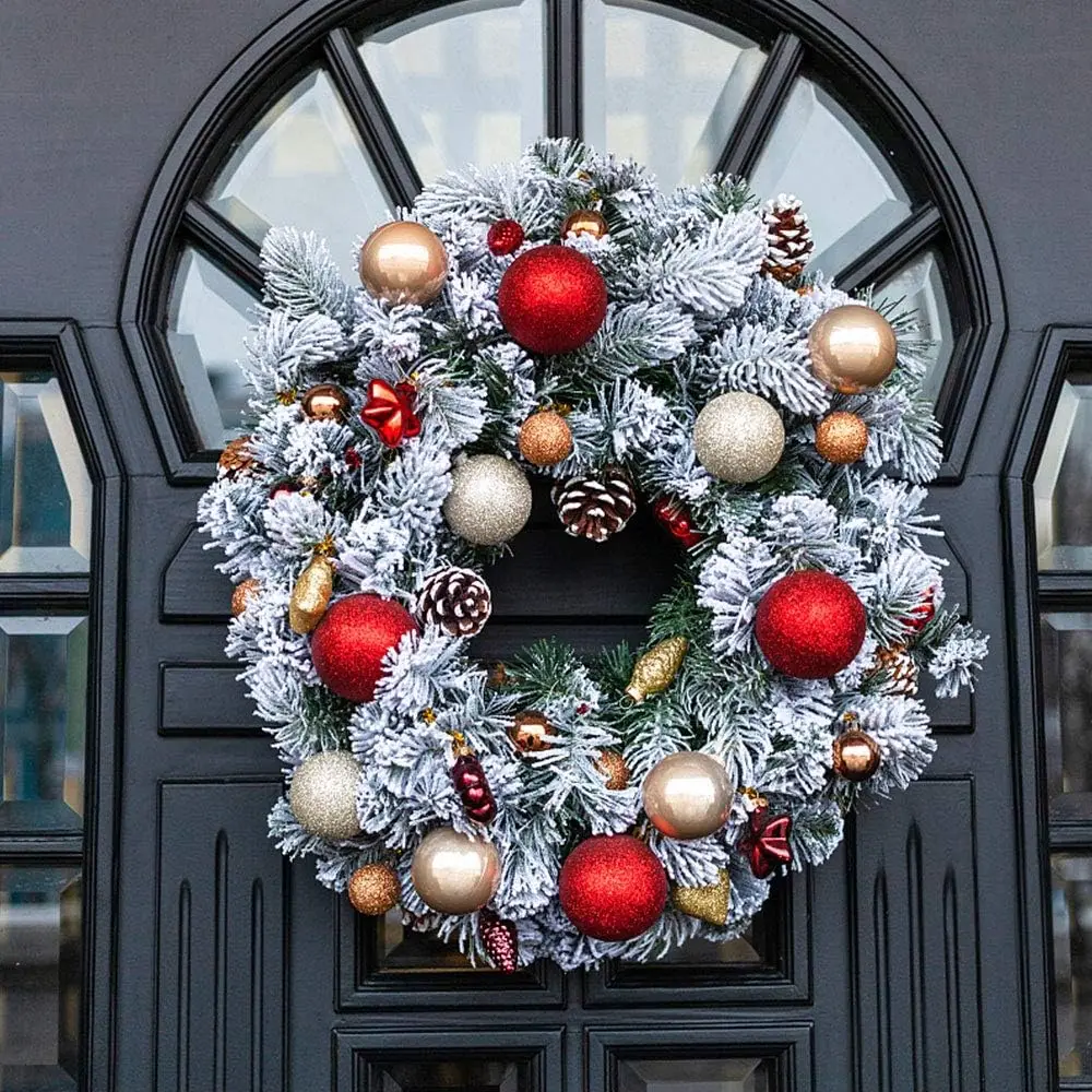 Haute Decor безударная Магнитная вешалка для венков безопасный крючок металлических дверей и поверхностей или однопанельные стеклянные двери окна