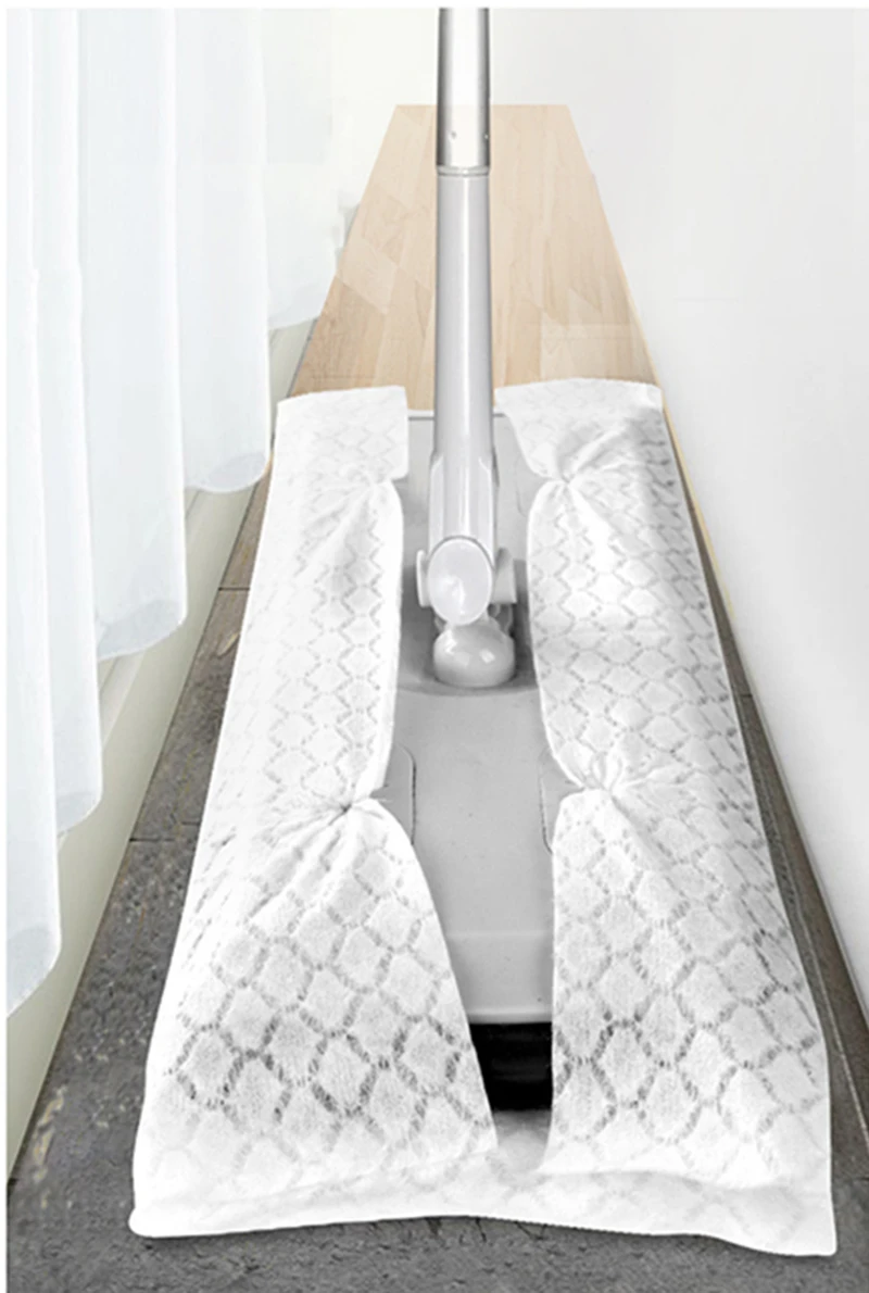 Flat Dust Sweeper Mop For Tile Cleaning Floor Dry With Disposable Refills Rags Dog And Cat Hair Removal Household Tools Utensils