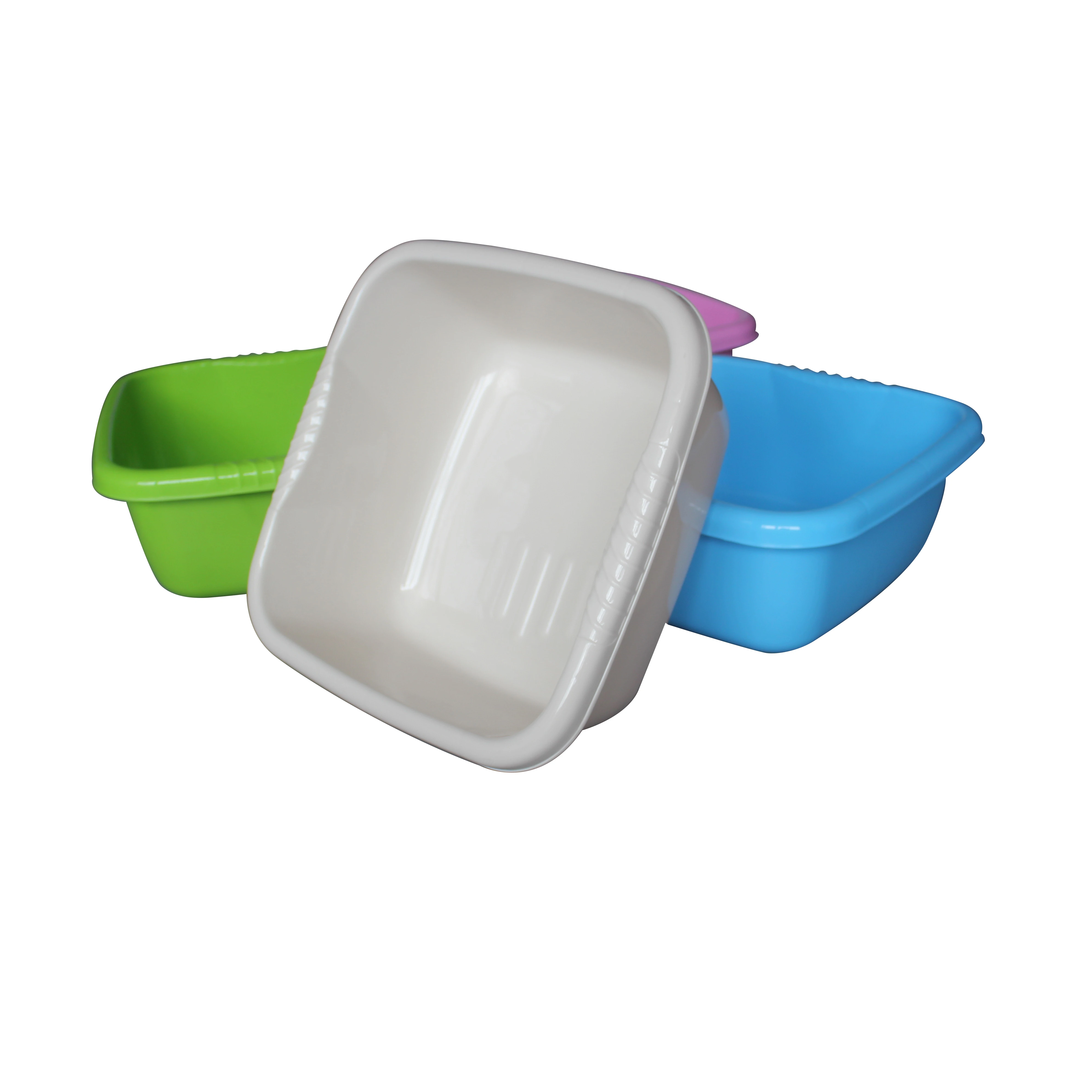 New arrival hot-selling large capacity plastic washing basin plastic square basin