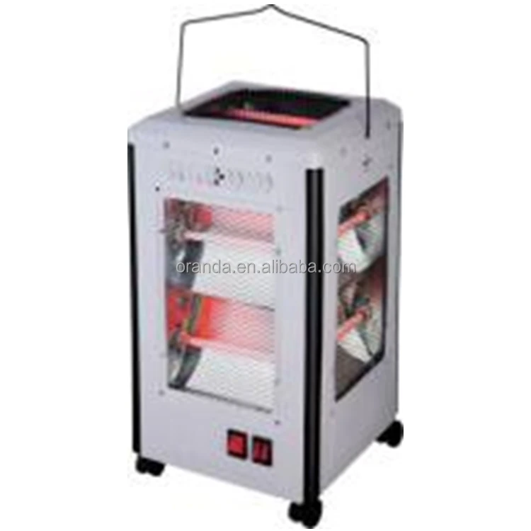 2000 W Quartz Electric Free-standing Heater for Bedroom Living Room Quartz Heater With 5 Quartz Tubes(3+2)