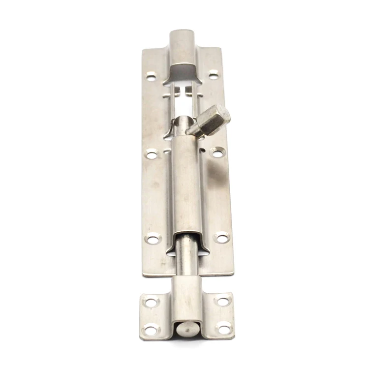 Door construction hardware stainless steel door tower bolt