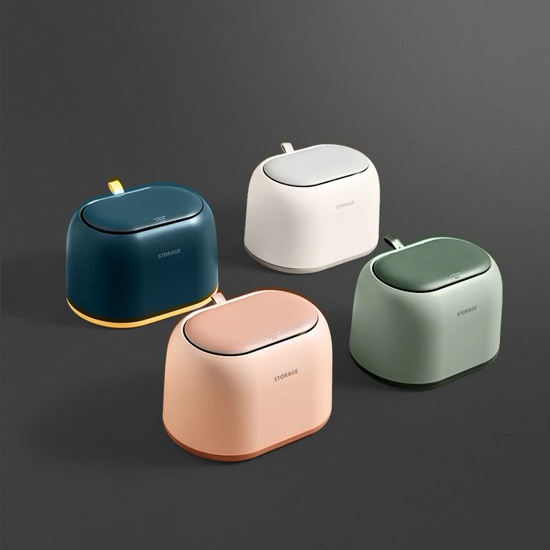 Высококачественные бытовые офисные принадлежности, пластиковая мини-корзина, маленькая мусорная корзина, настольное мусорное ведро