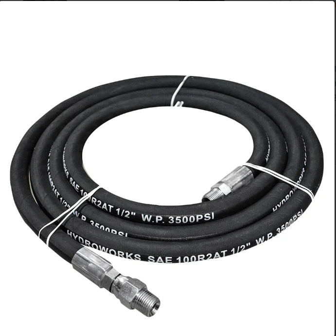 Oil Resistant SAE100 R1AT Hydraulic Rubber Hose