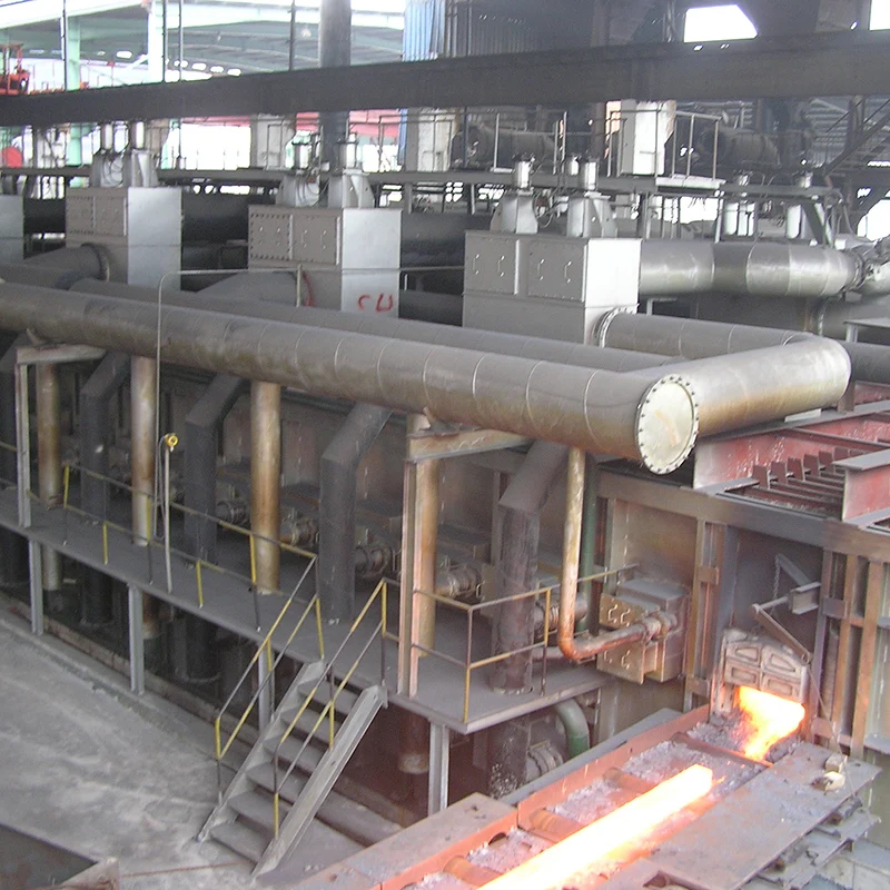 Billet induction heating furnace for rebar production line