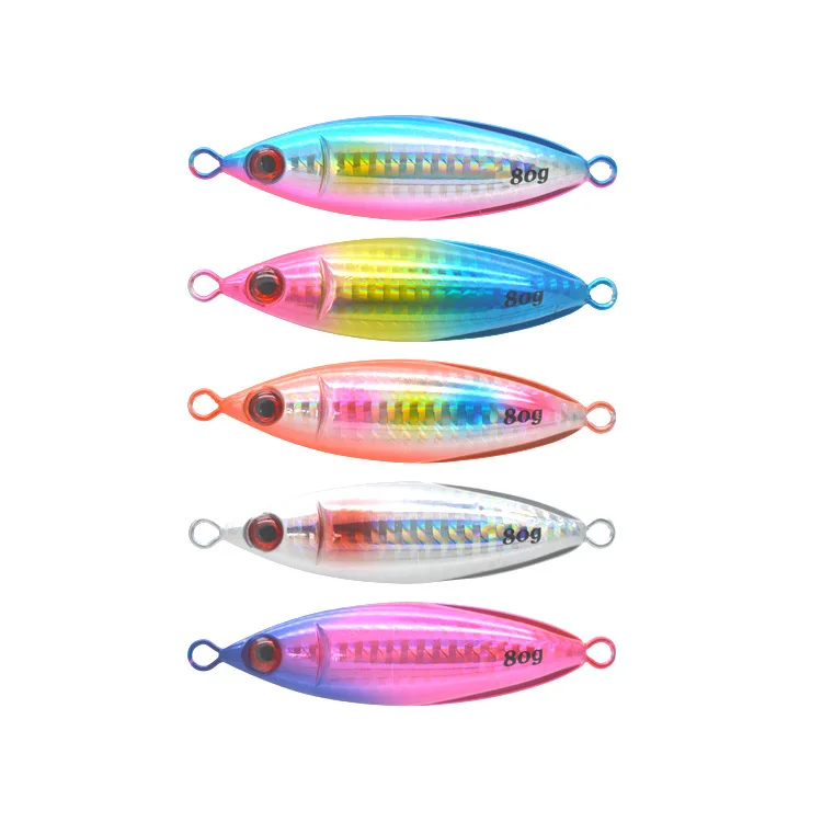 Customized metal clamp bait30/40/60/80gSea casting slightly slow asphalt jander salt water fishing clamp lure