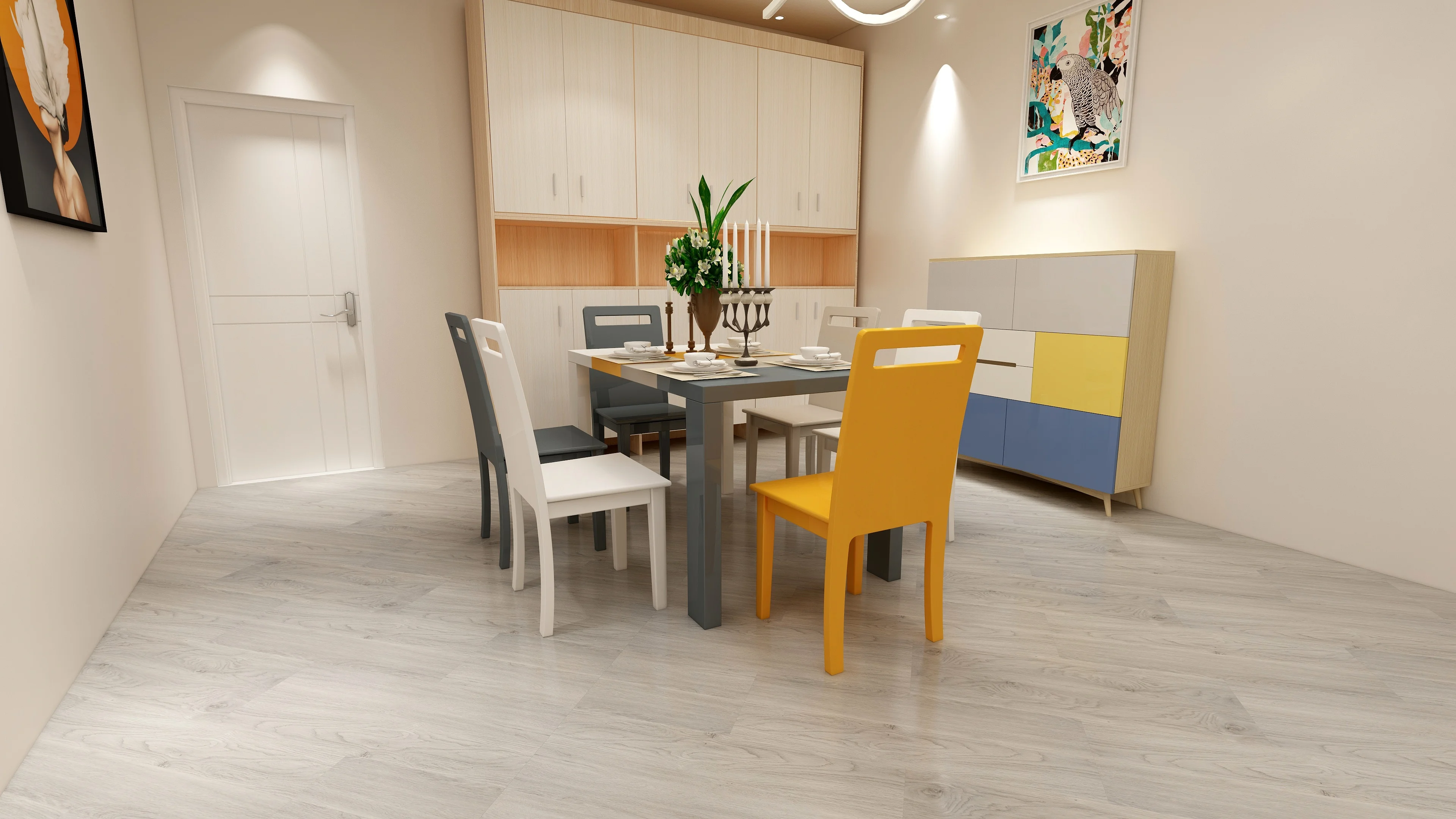 Ac3 Ac4 Ac5 Laminate Flooring For Office Building 12Mm Laminate Flooring Price