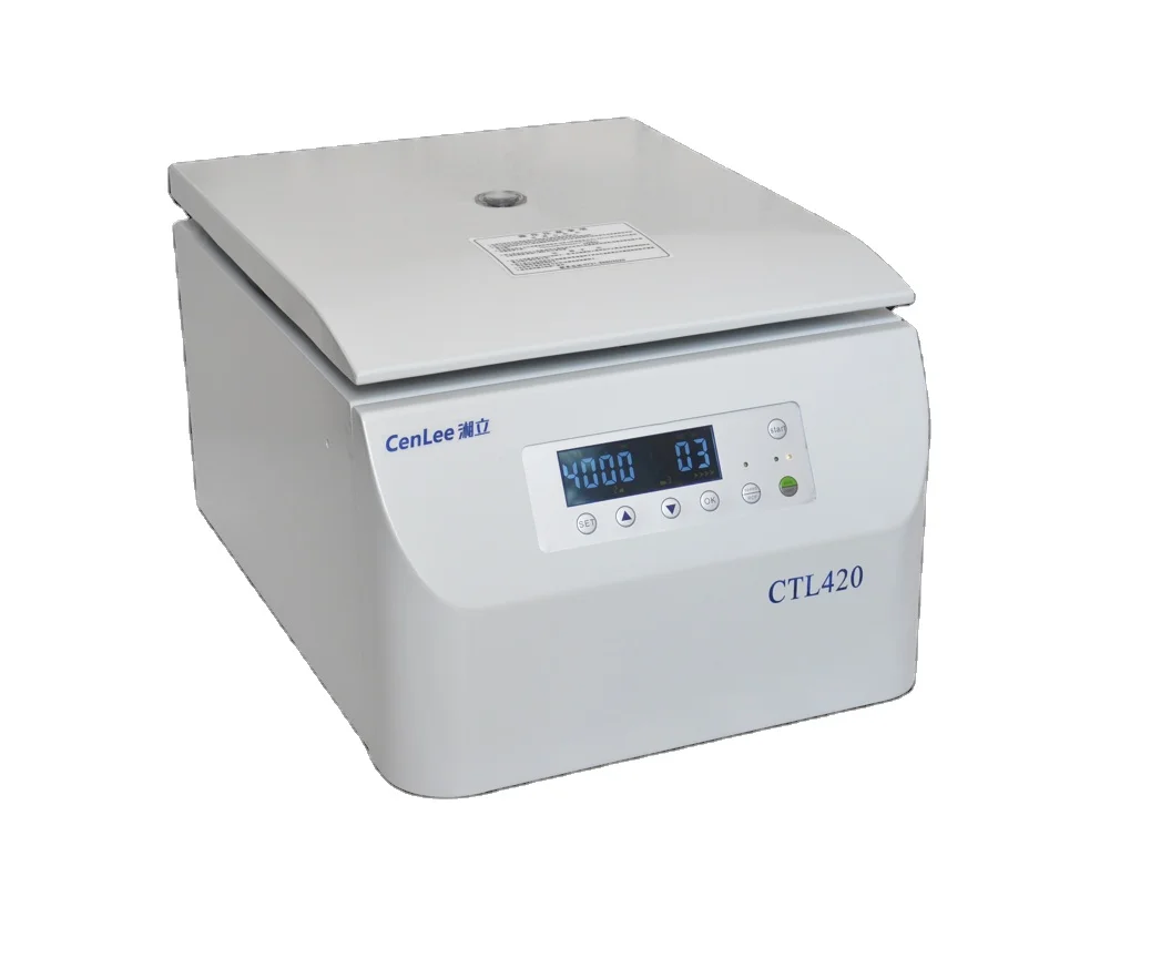 Swing out rotor horizontal centrifuge Low speed PRP Laboratory Centrifuge  4000rpm