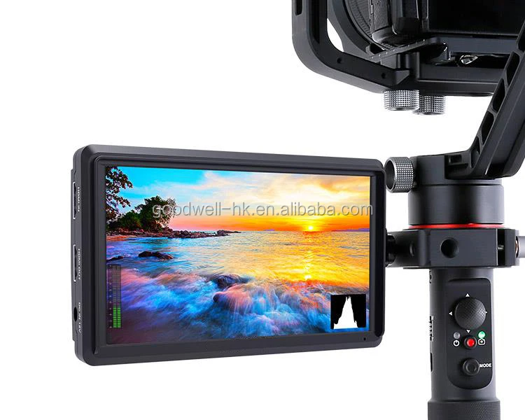 FW568 5.5 Inch 4K DSLR Camera Field LCD  Monitor IPS Full HD 1920x1080 Support HDMI Input Output Tilt Arm