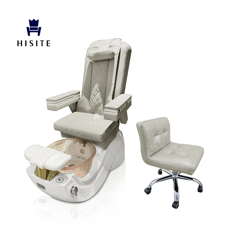 Massage Manicure Pedicure Chairs Nail Salon Furniture Equipment Rose Color Electric Reclining For Man