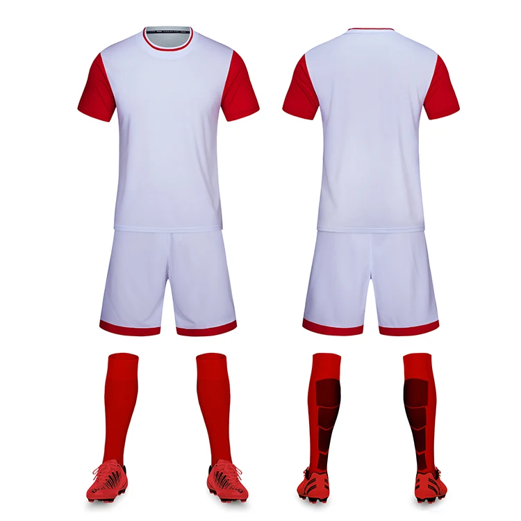 Wholesale Kids Soccer Uniforms Kit Children Cheap Soccer Team Jersey Uniforms Boys Football Soccer Training Uniforms