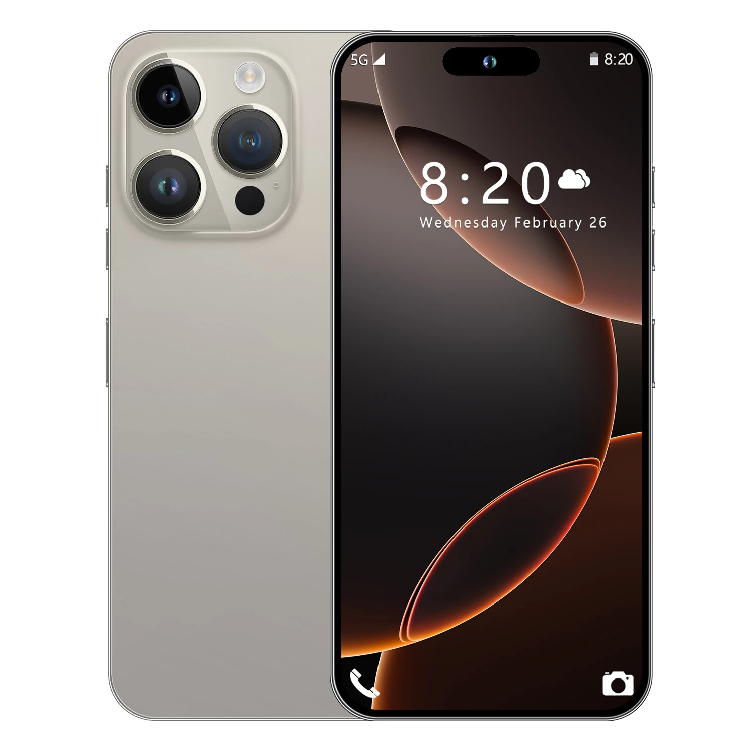 i16 phone 16 pro max 7.3 inch 16GB + 1TB dual card Android smartphone 10-core celulares 16 pro max unlocked mobile phone