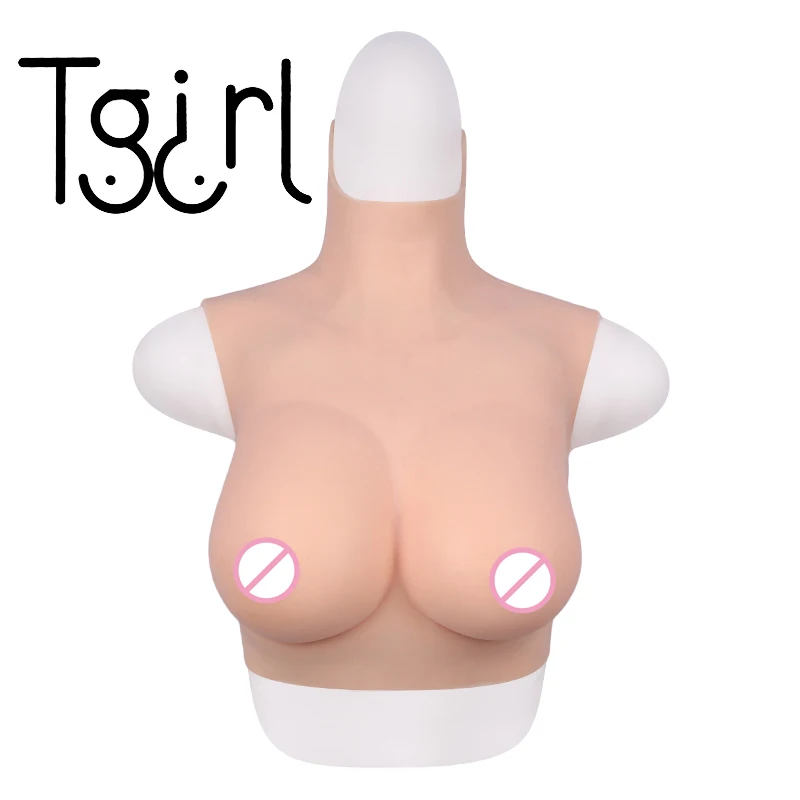 Tgirl C большая Протезированная домашняя переносная Силиконовая накладка на грудь для женщин