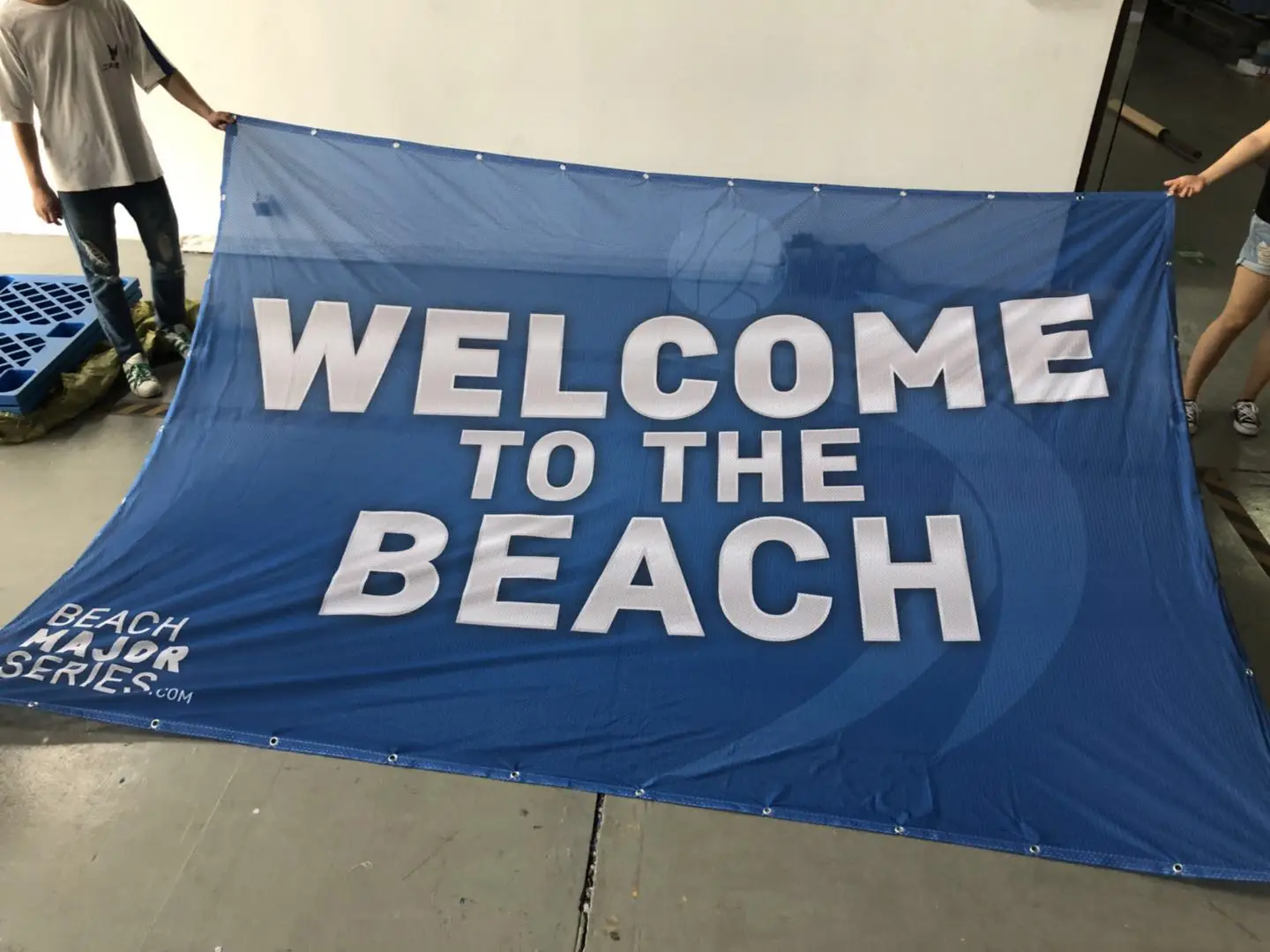 Hot Sale Break Away Hanging Vinyl Pvc Banner Printing Advertising Polyester Fence Mesh Banner