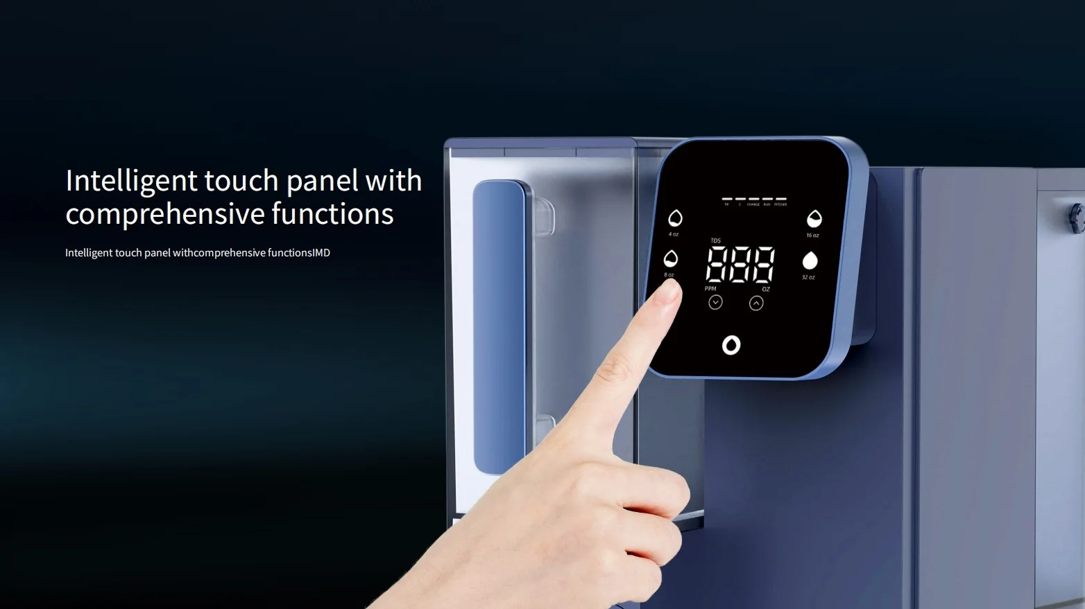 Brisk 2024 New free installation RO portable water filter countertop water dispenser for office coffeeshop