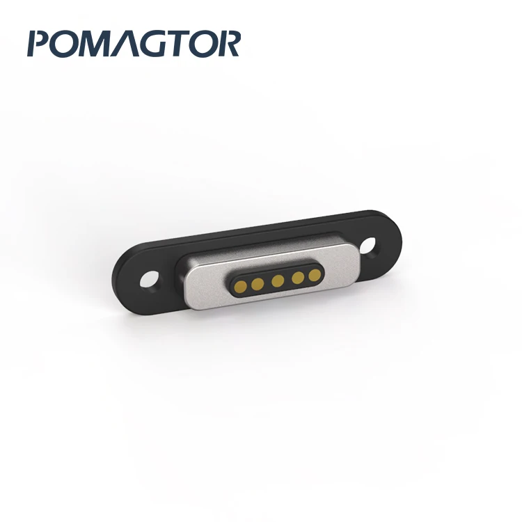 5 Pin  Magnetic  Connector Waterproof IP67 from Direct Manufacturer Pomagtor