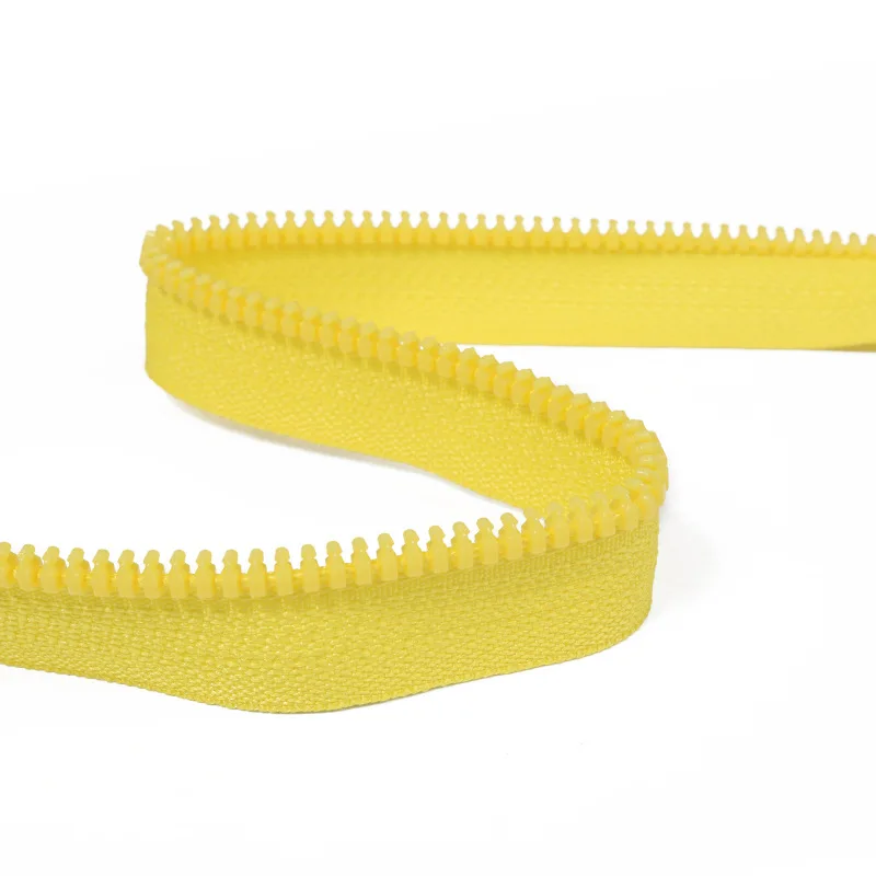 Factory Custom #3 #5 Resin Zipper Plastic Colorful Resin Zipper For Jeans