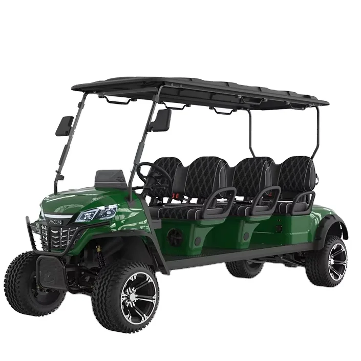 Hot Sale 48V Ac Motors Customized Legal 4 Wheel Drive Electric Car Buggy Golf Car 6 Seater