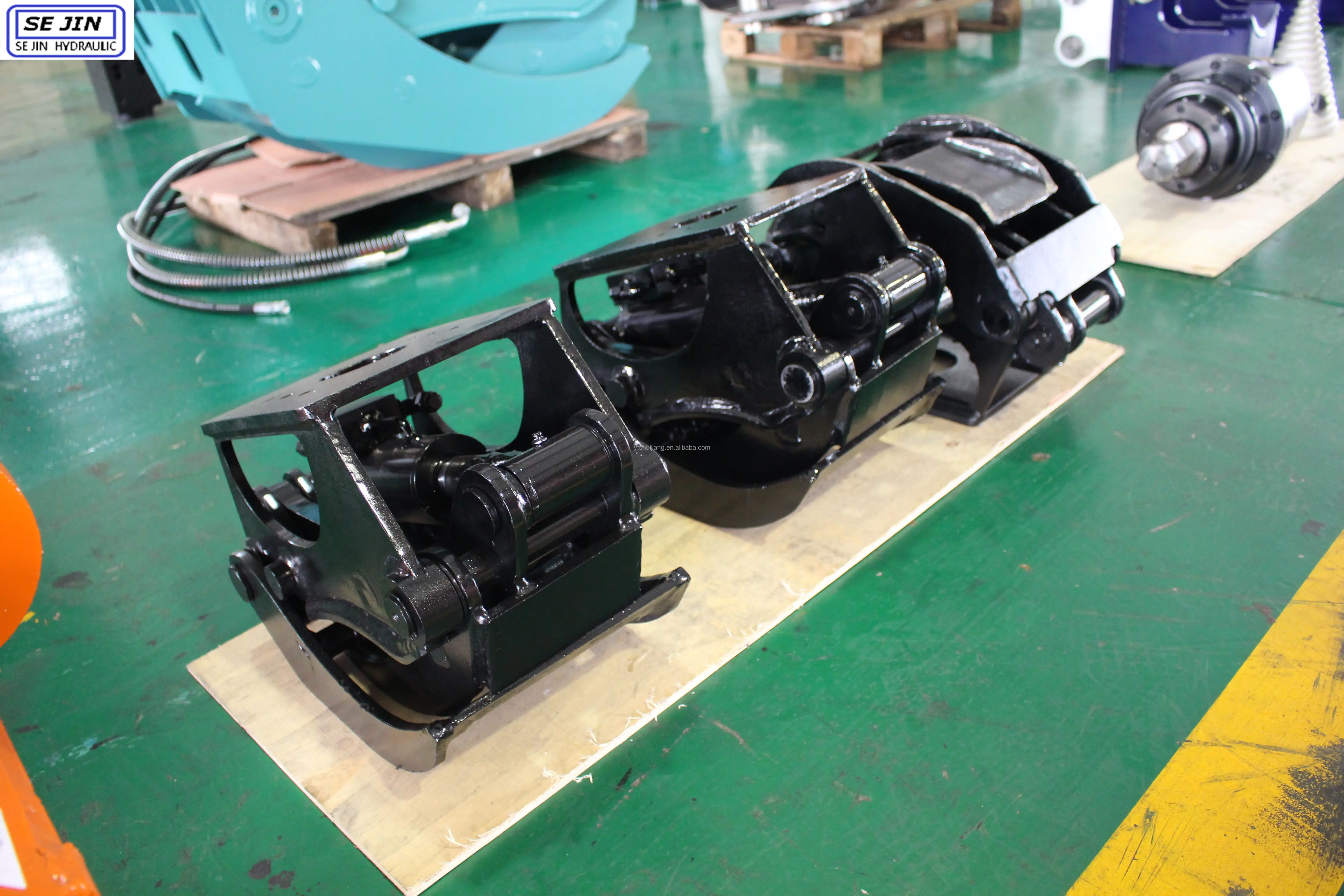 China SEJIN brand HIGH quality single cylinder hydraulic rotator for grapple