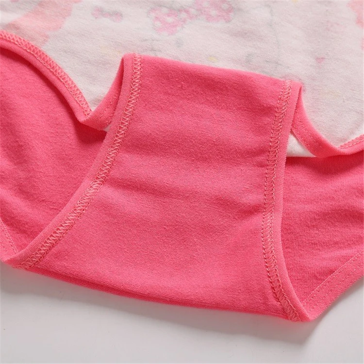
Cotton Soft Breathable Cute Cartoon Kids Briefs Lovely Wholesale Girls Underwear 