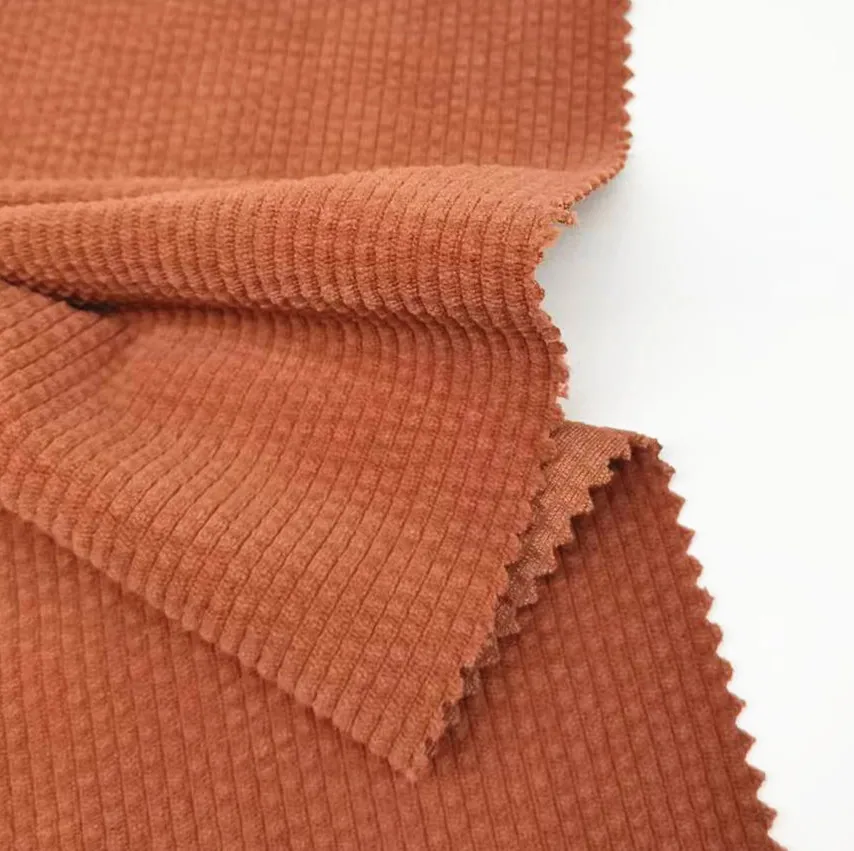 New Style 100% Polyester Wale Corduroy Velvet Jersey Fabric For Pillow