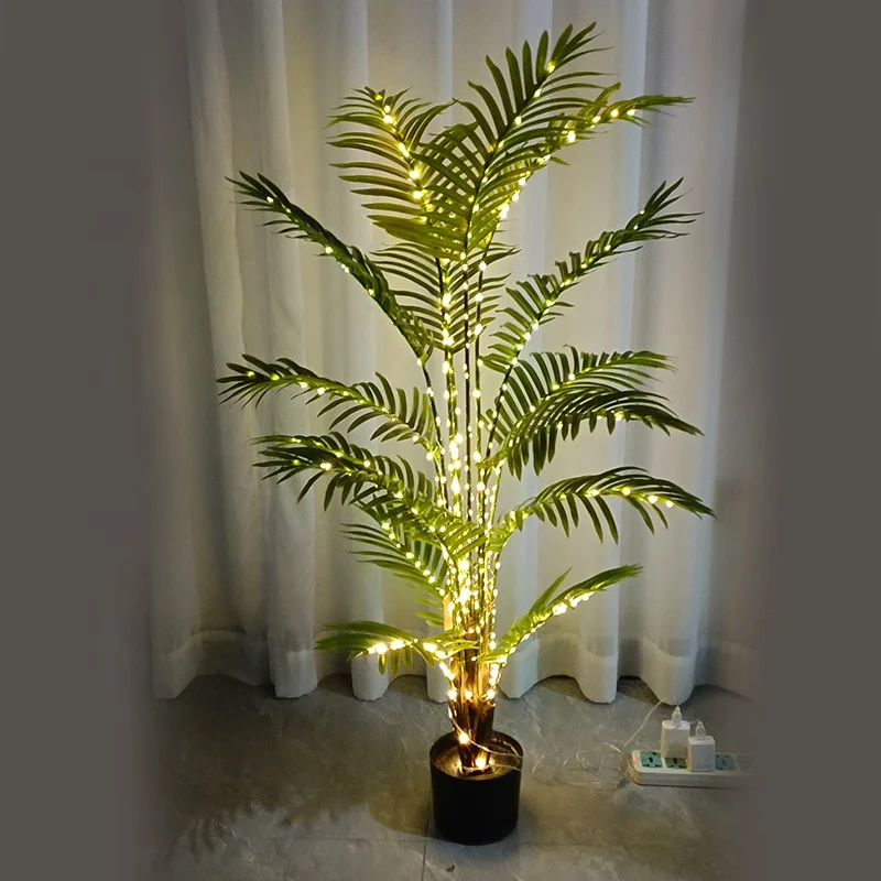 Outdoor Led Oliver Palm Tree  Projection Light   Olive Tree  for Outside Led Artificial Ficus Tree with Lights