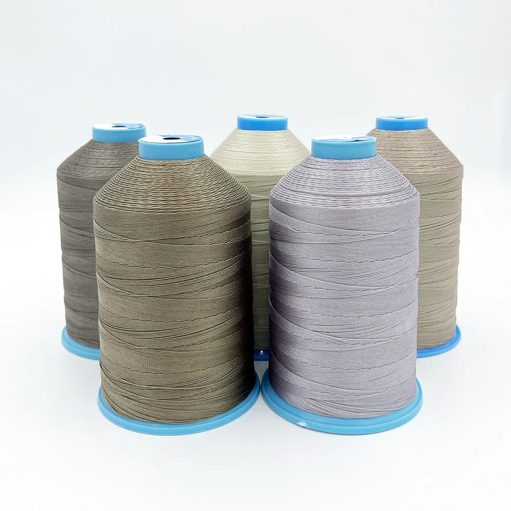 Nylon Thread Factory Sale Industrial Materials Bonded Nylon Thread For Tex70 210D/3 bonded nylon thread