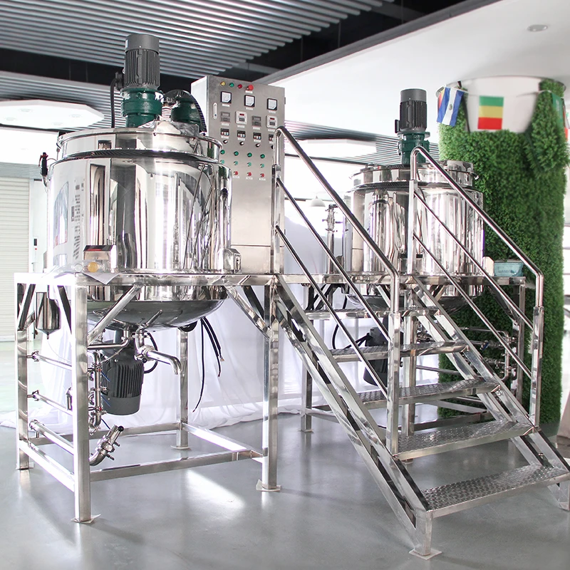 200-5000L Agitator Mixer liquid soap detergent shampoo making machine price mixing tank production line