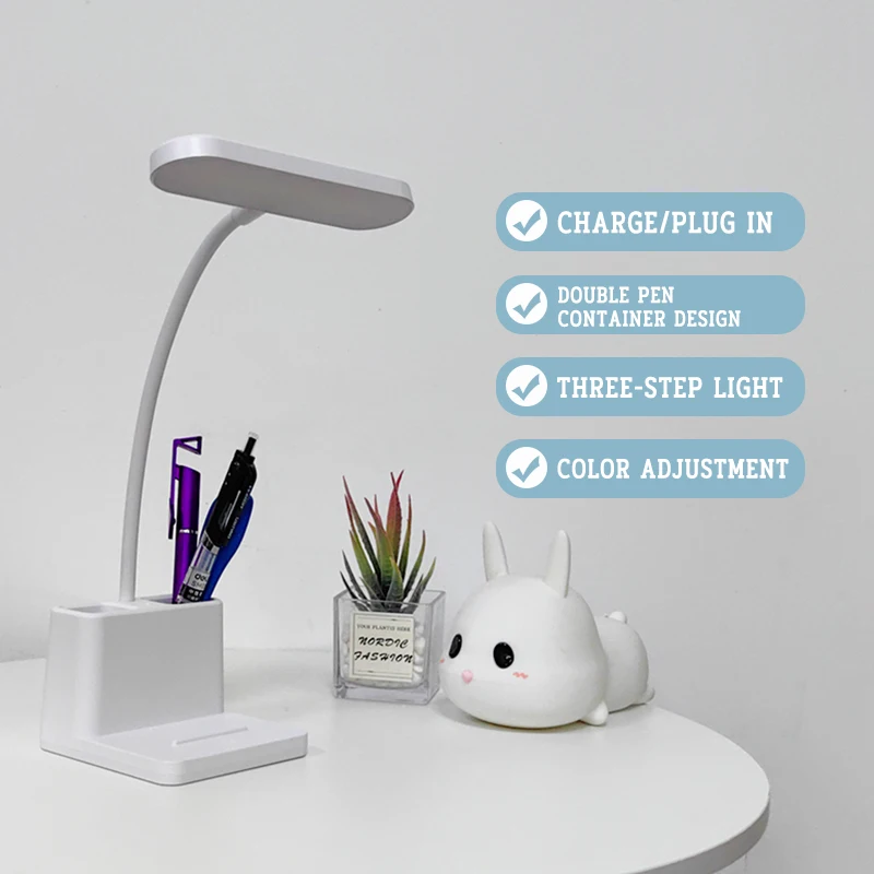 Wholesale Book Foldable Wireless Lampe De Led Cordless Battery Rechargeable Bedside Study Reading Light/desk Lamp/table Lamp