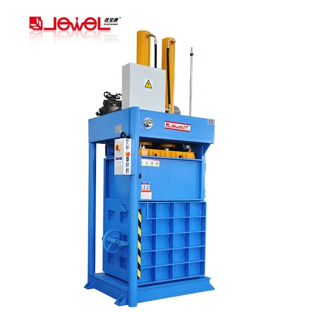 JEWEL factory price plastic film baler / PET bottle hydraulic baling machine