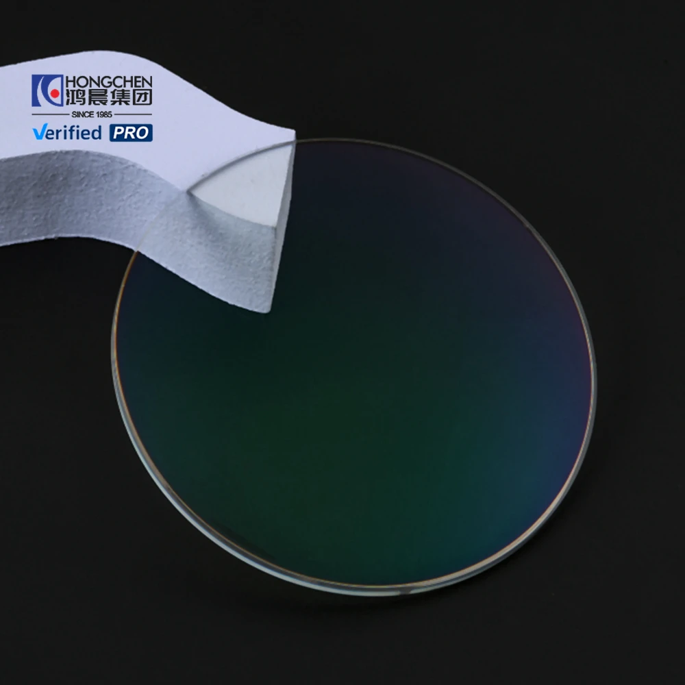 HONGCHEN Wholesale Cheap Glass Lenses Optical 1.56 Hmc Single Vision Ophthalmic Optical Lenses