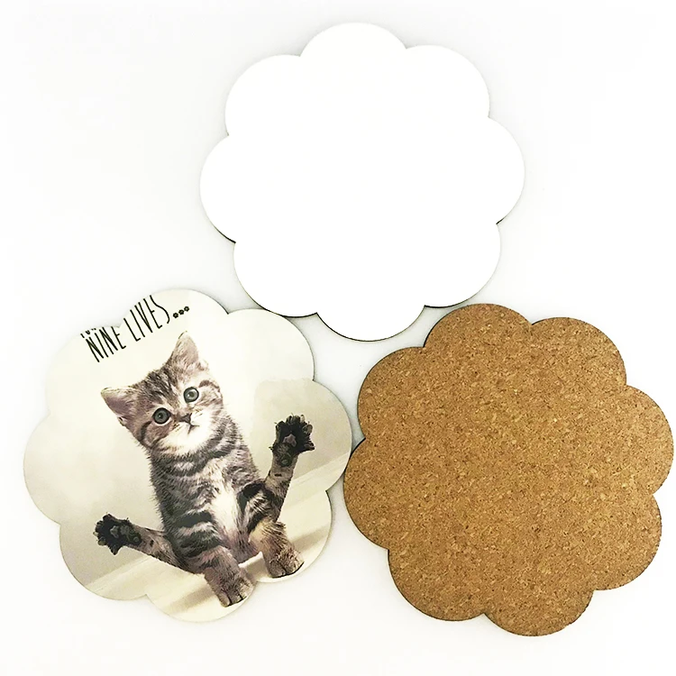 Hot Selling Quality Blank Wood Set For Cup Drink Beer Tabletop Decor Mdf Sublimation Coaster