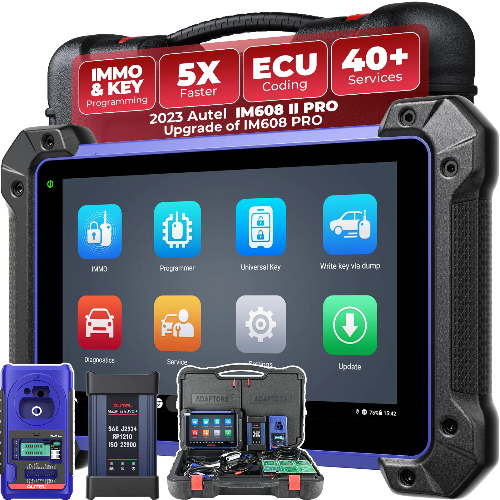 Универсальная машина autel im 608 pro брелок для ключей копировальная устройство программирования всех автомобилей считыватель кодов