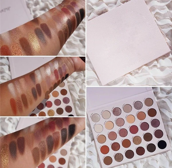 fall collection eye shadow private label luxury vegan nude makeup eyeshadow palette custom logo